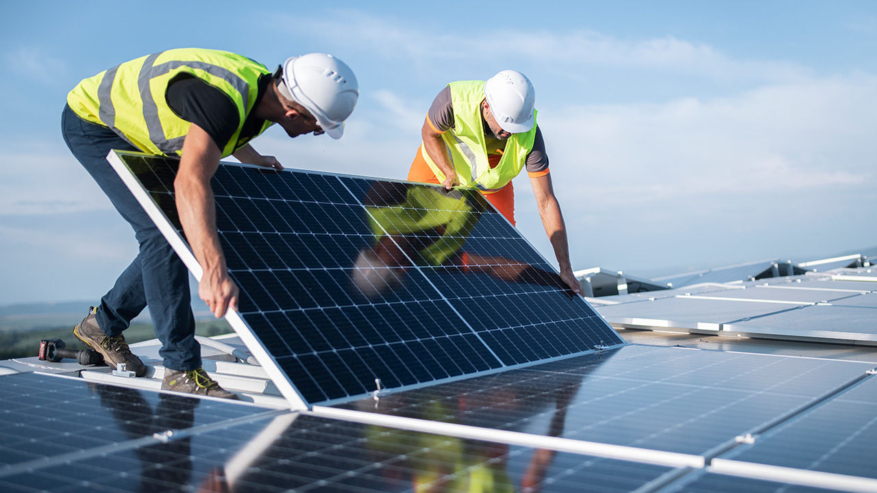 Installing solar panels